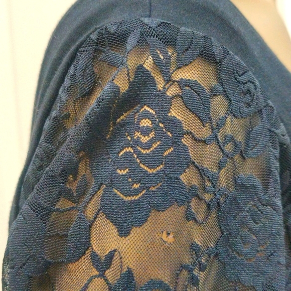 Royal Bones Gothic Romantic Double Corset Hi-Low Lace Sleeve Dress Vampire Witch - Picture 11 of 12